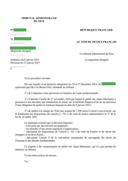 Avocat en droit des étrangers à Nice : annulation d’une interdiction de retour sur le territoire français (IRTF)