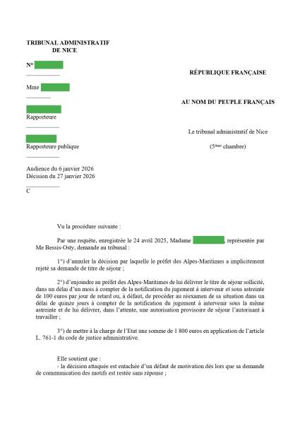 Avocat à Nice dans les Alpes-Maritimes : annulation d’un refus de changement de statut et délivrance d’un titre de séjour étudiant